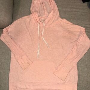 American Eagle Outfitters Light Pink Hoodie Sweater